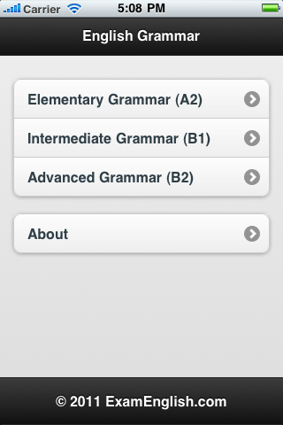 English Grammar App