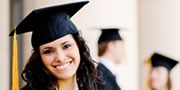 student with mortar board